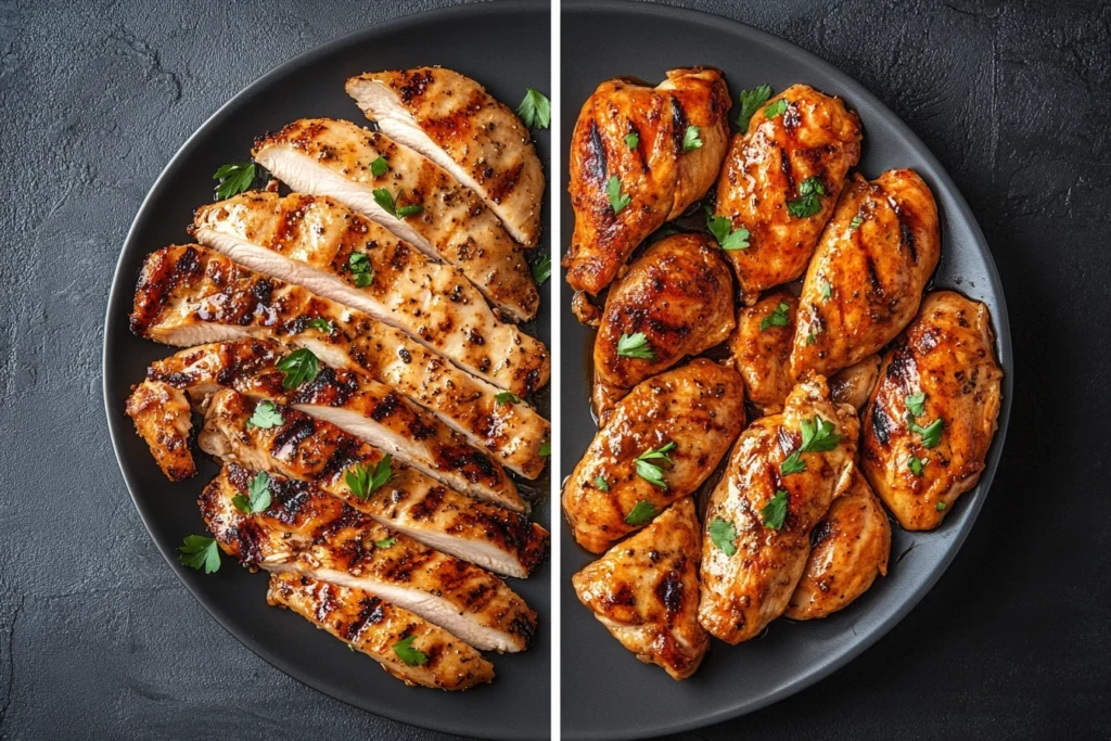 Choosing chicken cuts for stir-fry