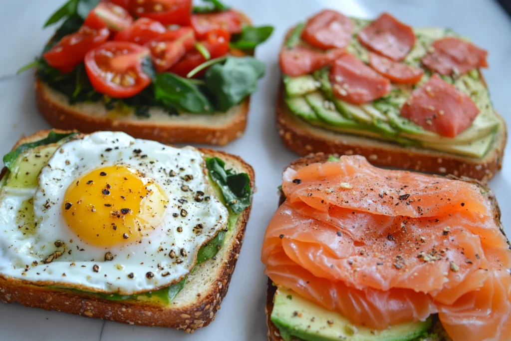 Fresh avocado halves on a wooden board